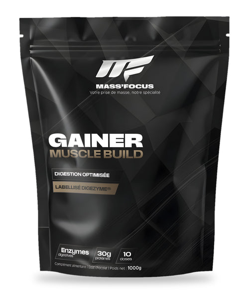 Gainer Mass'Focus Muscle Build 1 kg chocolat